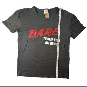 New Dare to keep kids off drugs vintage style tshirt
